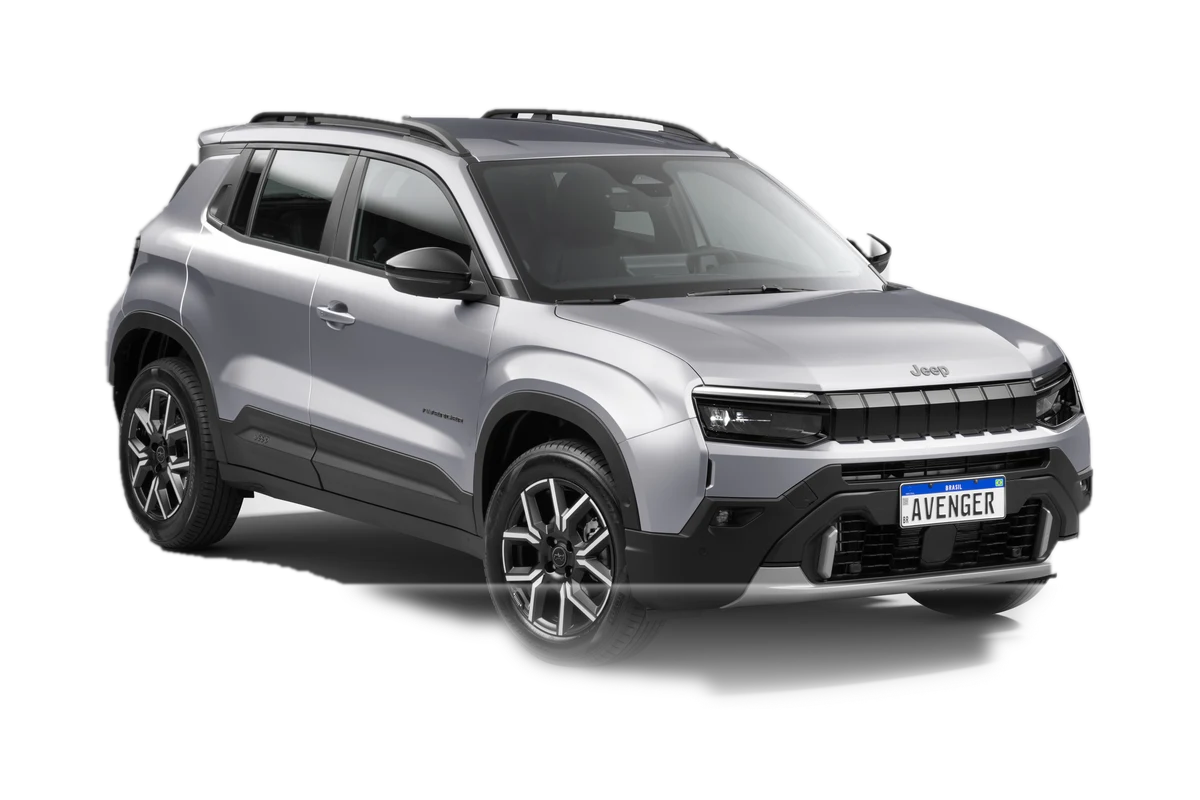 Jeep Avenger Longitude, três quartos frontal